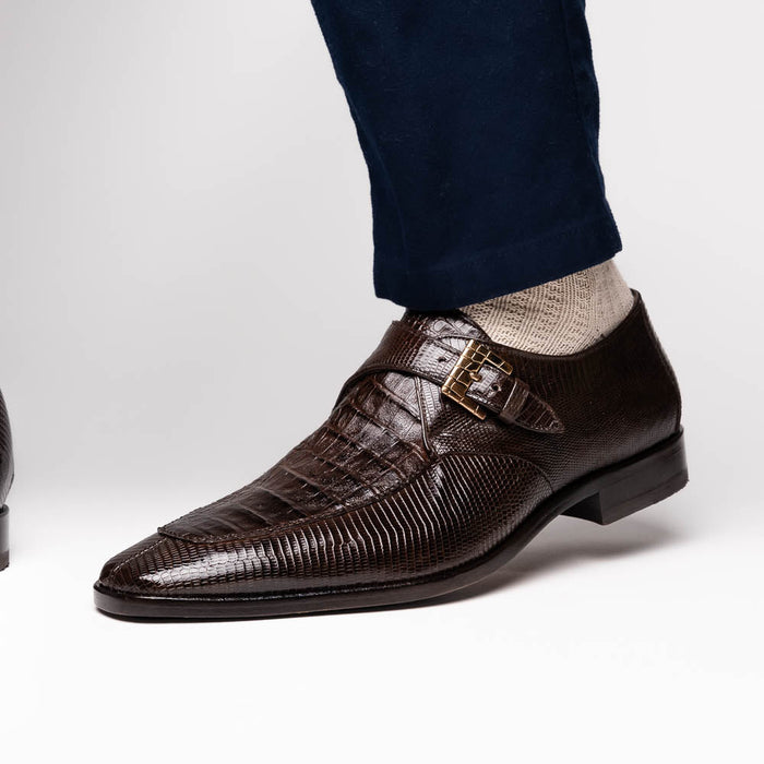 Toluca Brown Luxury Dress Shoes by Marco Di Milano