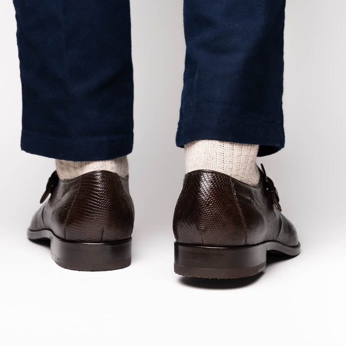Toluca Brown Luxury Dress Shoes by Marco Di Milano