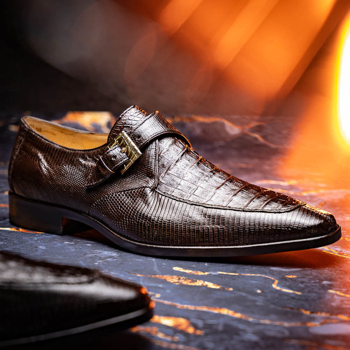 Toluca Brown Luxury Dress Shoes by Marco Di Milano
