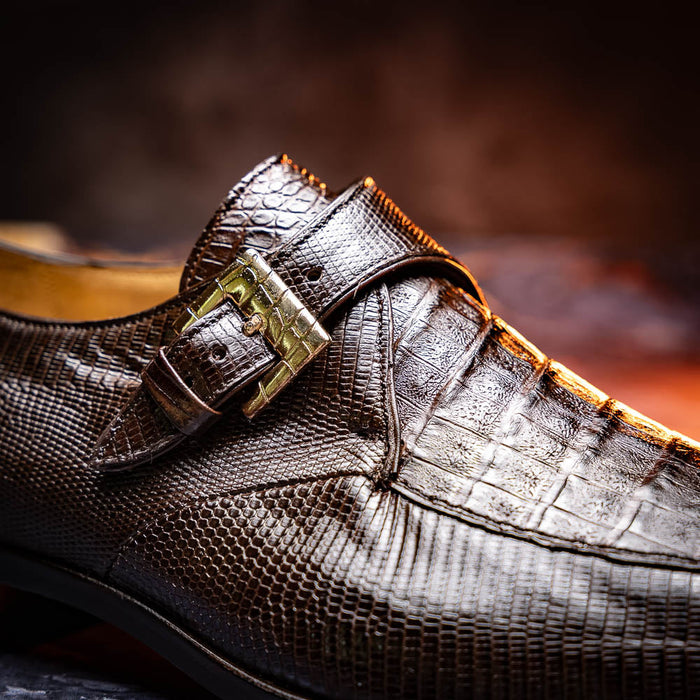 Toluca Brown Luxury Dress Shoes by Marco Di Milano