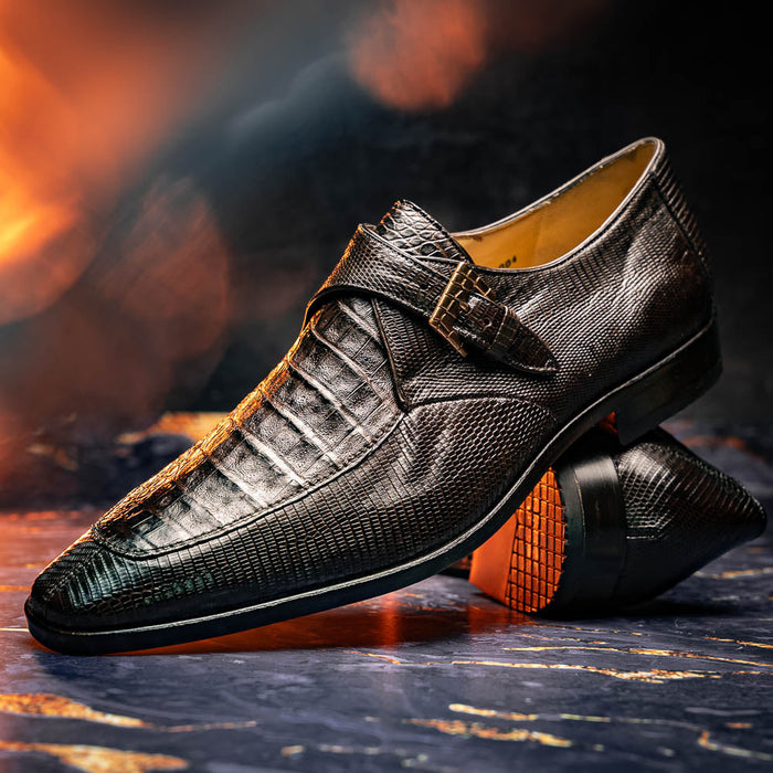Toluca Brown Luxury Dress Shoes by Marco Di Milano