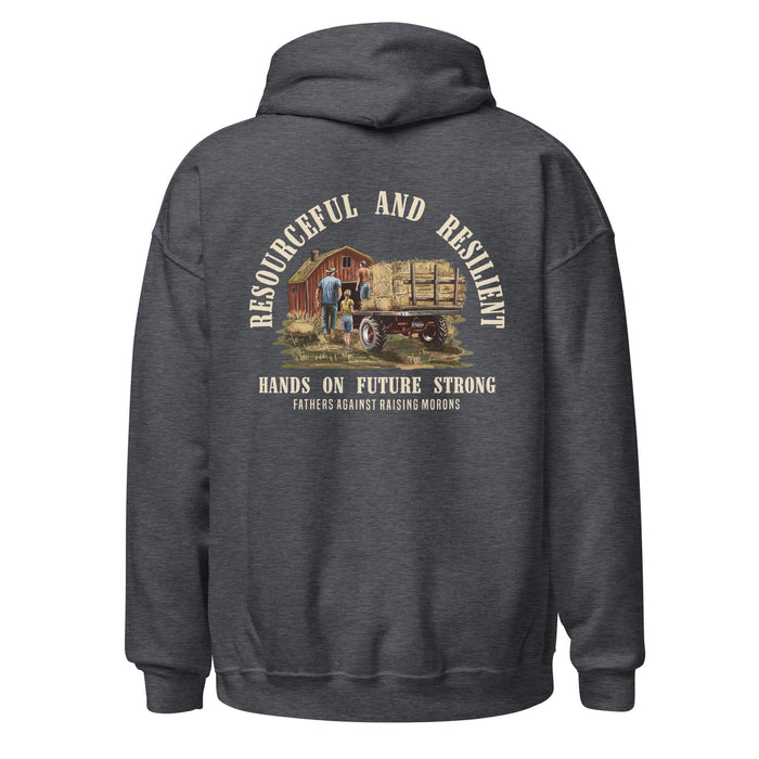 R&R Farm Tribute Heather Grey Graphic Hoodie