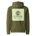 Gift From The Land logo printed heavyweight hoodie with fleece-lined hood and durable stitching