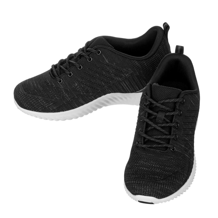 CALTO - 2.4 Inches Taller (Black/Grey) - Ultra Lightweight Sneakers