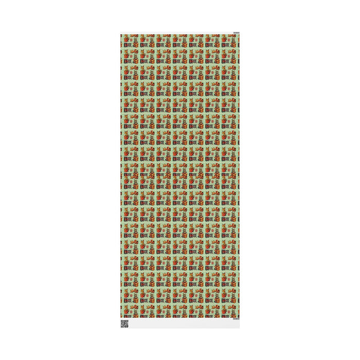 Vintage Cats Christmas Wrapping Paper