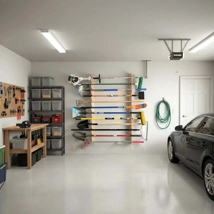 Wandhalterung für Gartenwerkzeuge – Garage