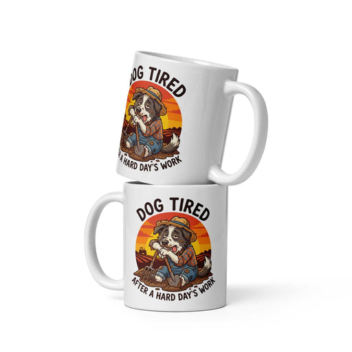 White glossy ceramic mug with vivid print, dishwasher and microwave safe, available in 11 oz, 15 oz, and 20 oz sizes