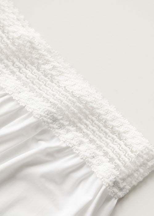 Women's White Half Slip