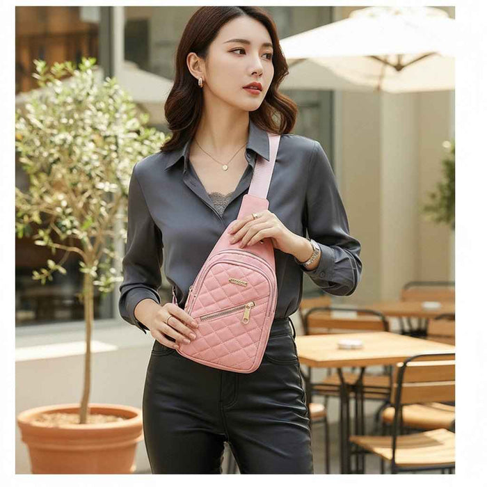 Women's Lightweight Nylon Sling Bag – Water-Resistant Crossbody Purse for Travel & Everyday