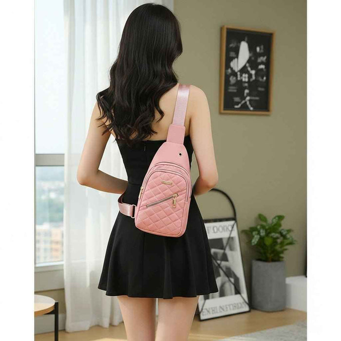 Women's Lightweight Nylon Sling Bag – Water-Resistant Crossbody Purse for Travel & Everyday