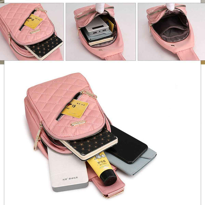 Women's Lightweight Nylon Sling Bag – Water-Resistant Crossbody Purse for Travel & Everyday