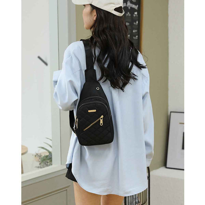 Women's Lightweight Nylon Sling Bag – Water-Resistant Crossbody Purse for Travel & Everyday