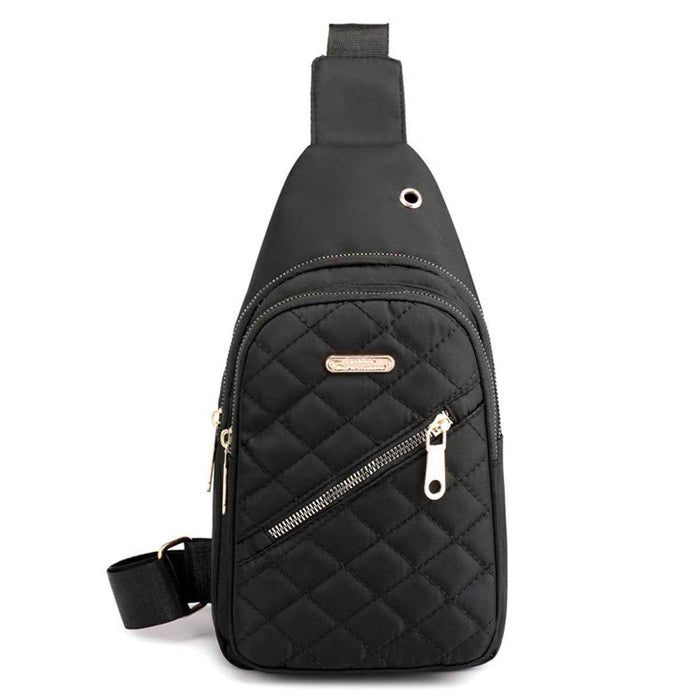 Women's Lightweight Nylon Sling Bag – Water-Resistant Crossbody Purse for Travel & Everyday