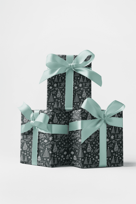 Festive Script Wrapping Paper