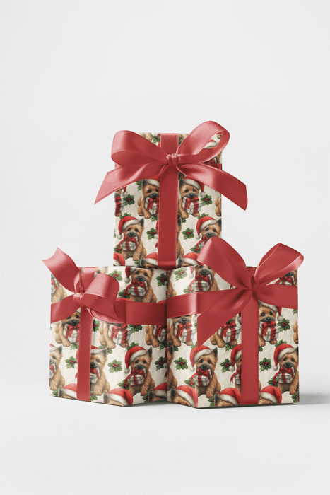 Holly Jolly Paws Wrapping Paper
