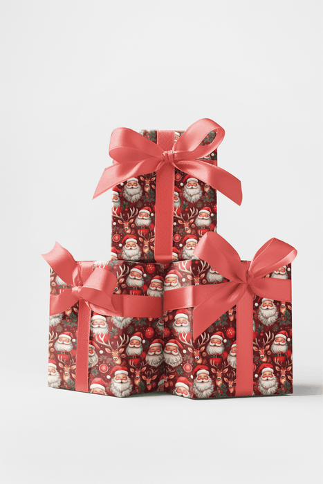 Holiday Hoopla with Santa Wrapping Paper